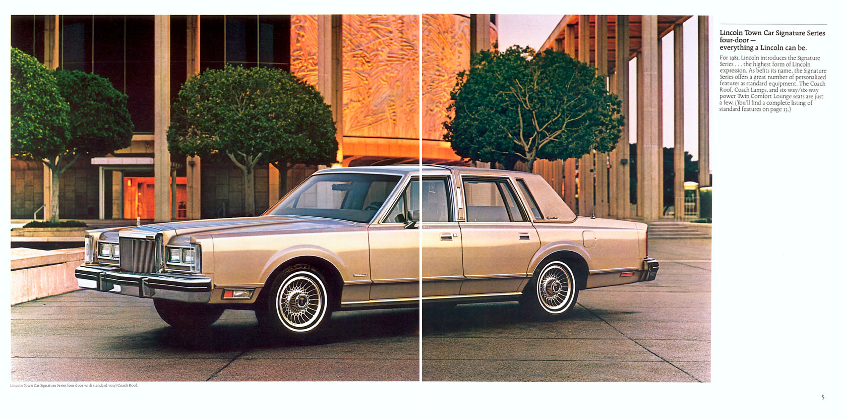 1981 Lincoln Town Car Brochure Page 9